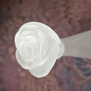 Art Glass Perfume Bottle w/ Stopper 🌼 🌸